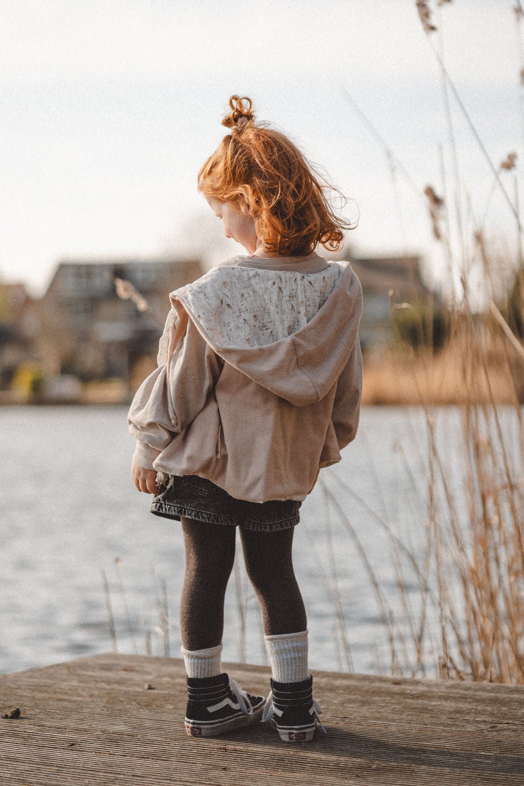 Weste aus Frottee x Musselin Boho Flowers - Räuberkinder