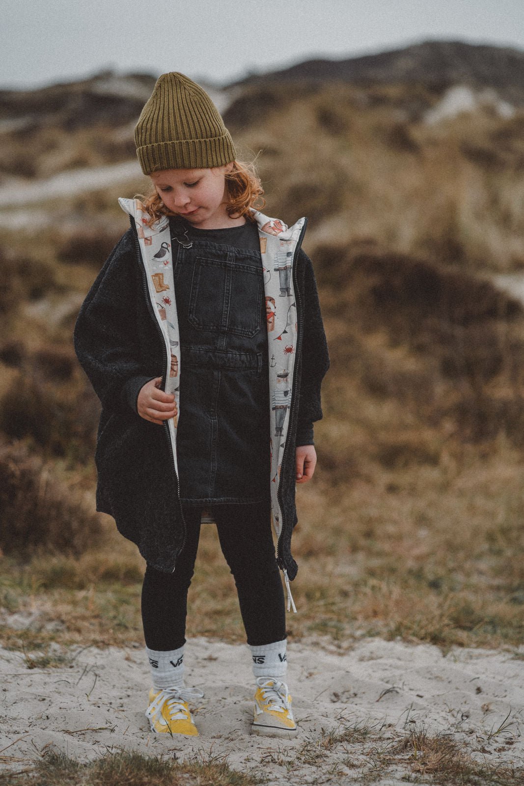 Wollwalkjacke Anthrazit / Moin - Räuberkinder