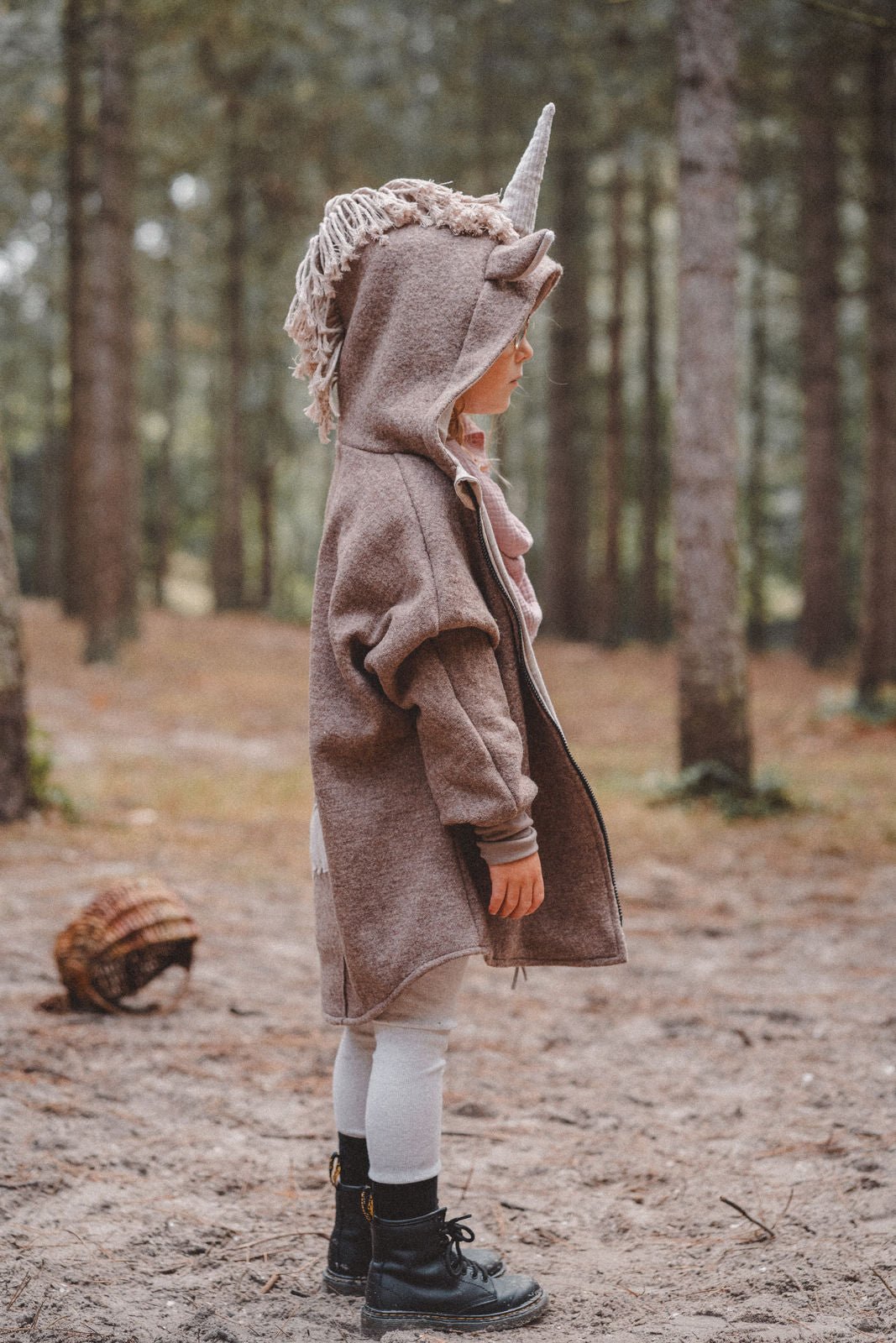 Wollwalkjacke fabelhaftes Einhorn - Räuberkinder