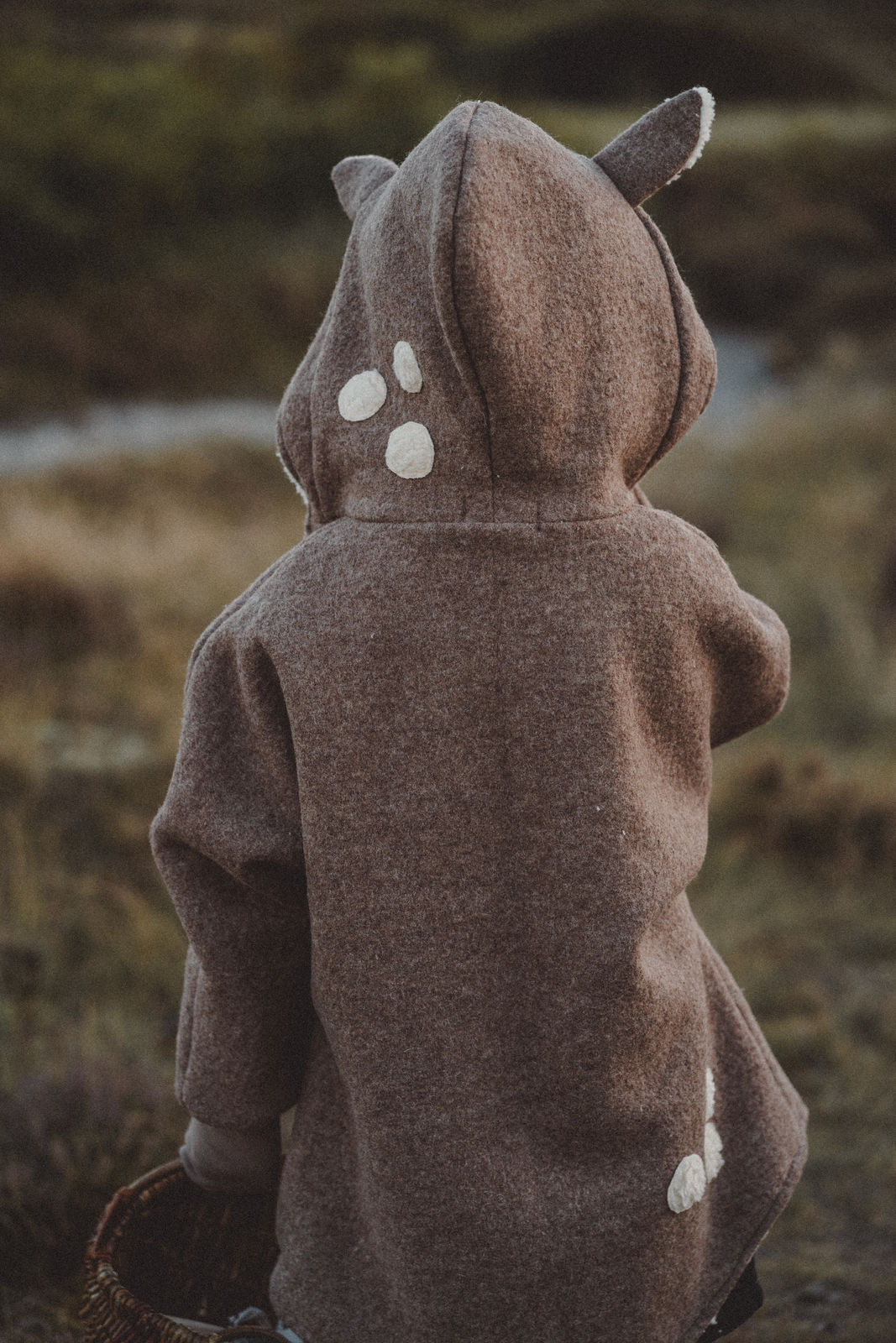 Wollwalkjacke flauschiges Reh - Räuberkinder