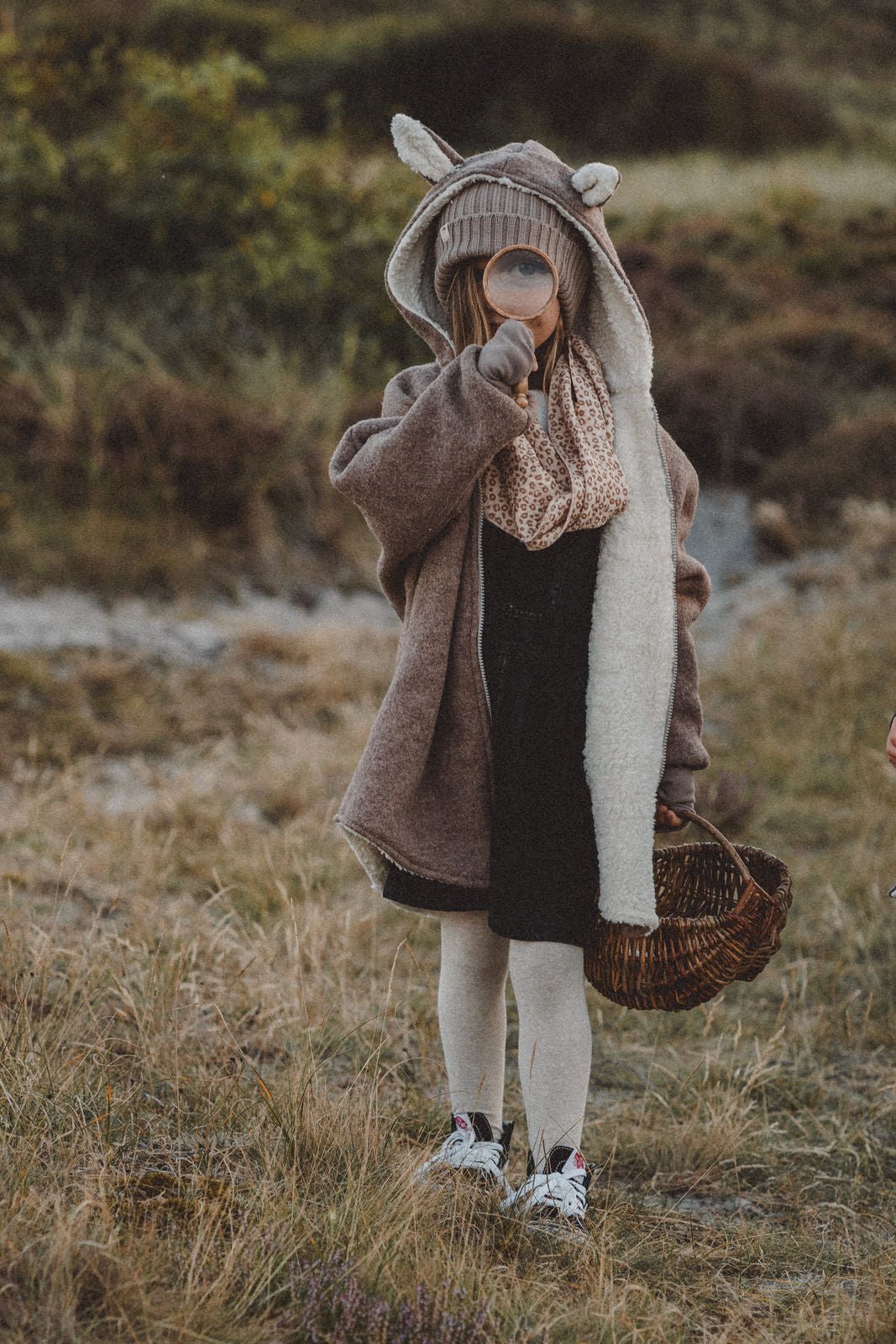 Wollwalkjacke flauschiges Reh - Räuberkinder