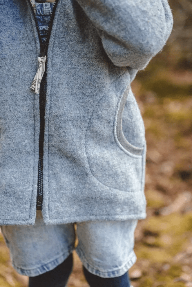 Wollwalkjacke Klettermax Mint / Dino Party - Räuberkinder 2