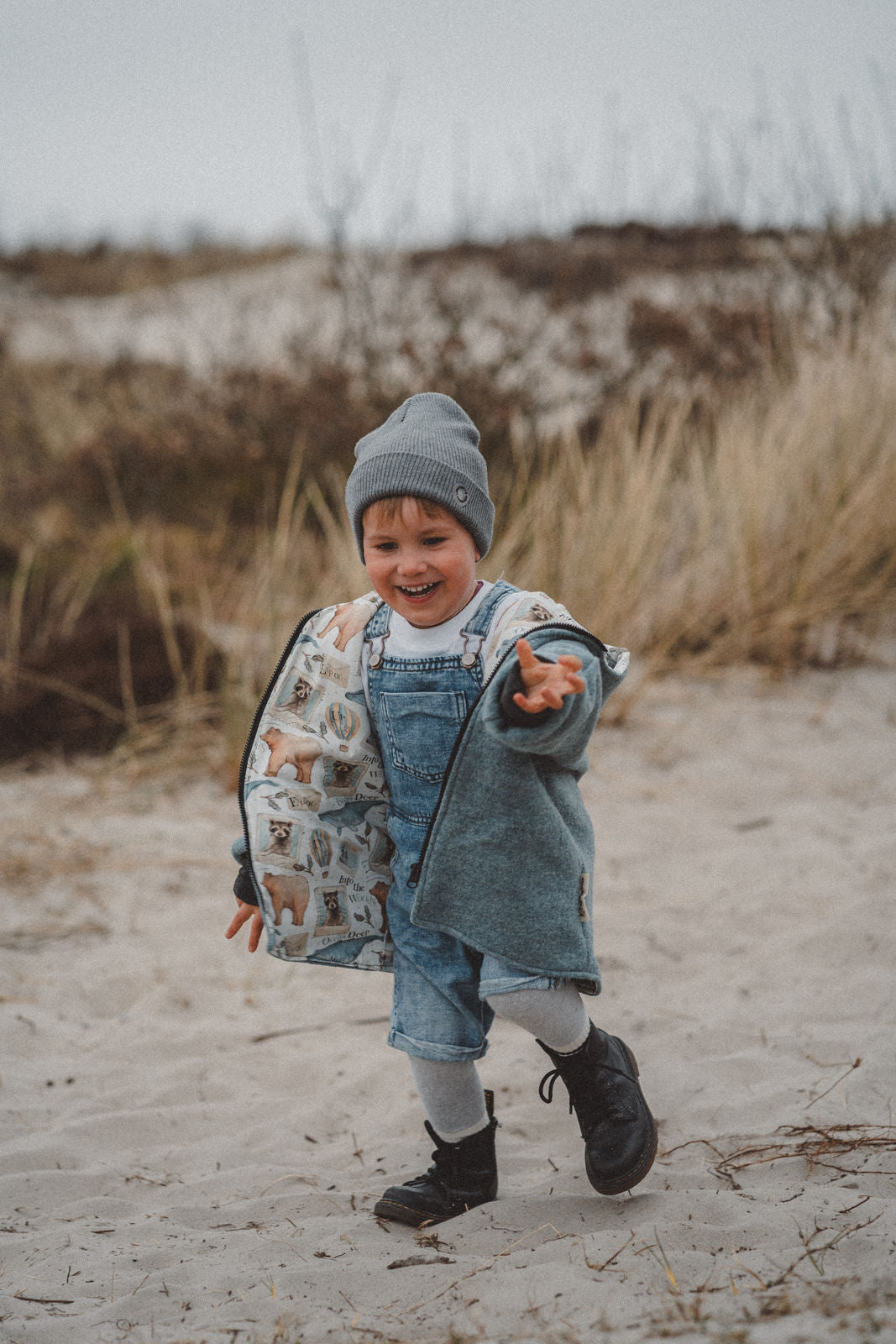 Wollwalkjacke Mint / Abenteuerkind - Räuberkinder