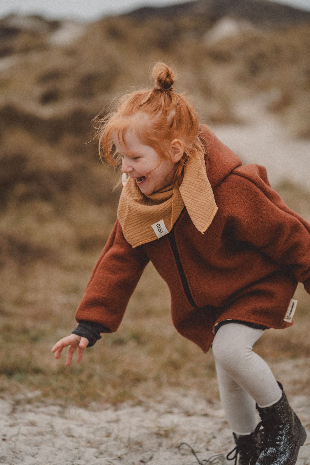 Wollwalkjacke Rost / Waldprinzessin - Räuberkinder