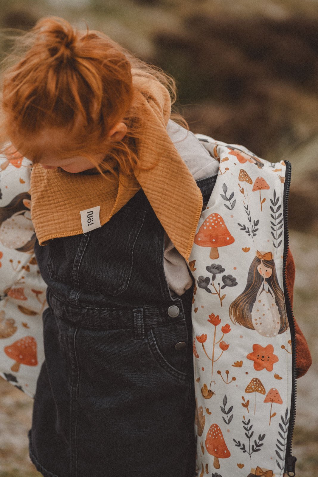 Wollwalkjacke Rost / Waldprinzessin - Räuberkinder