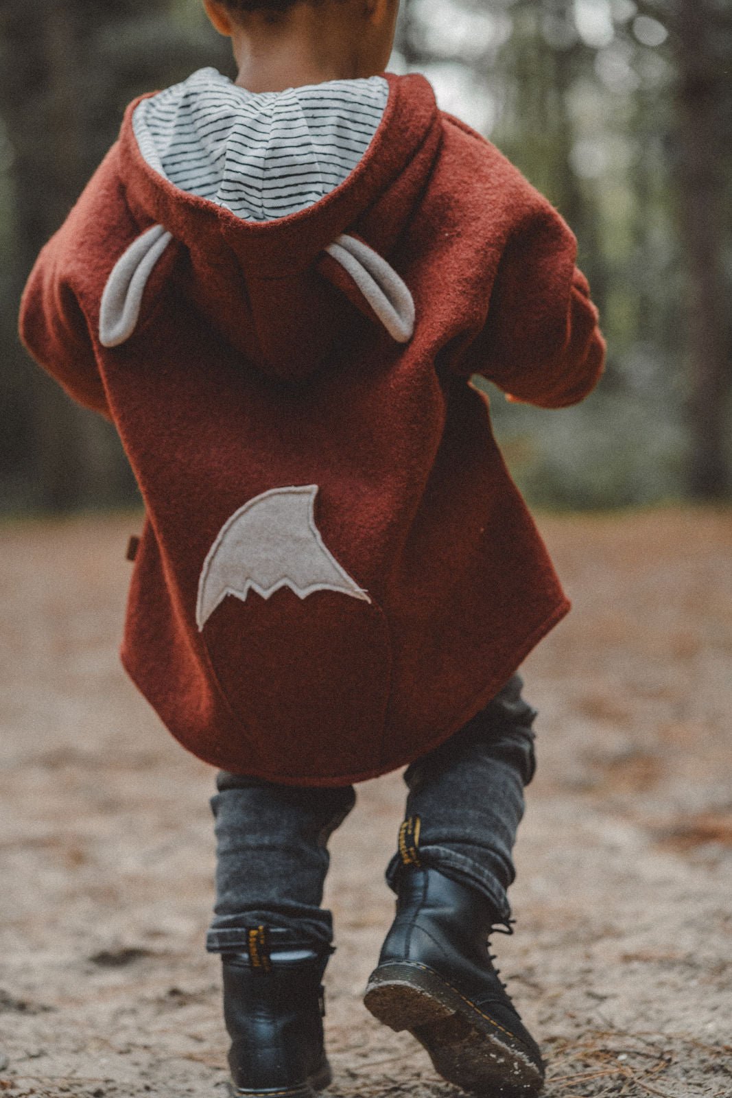 Wollwalkjacke rostiger Fuchs - Räuberkinder