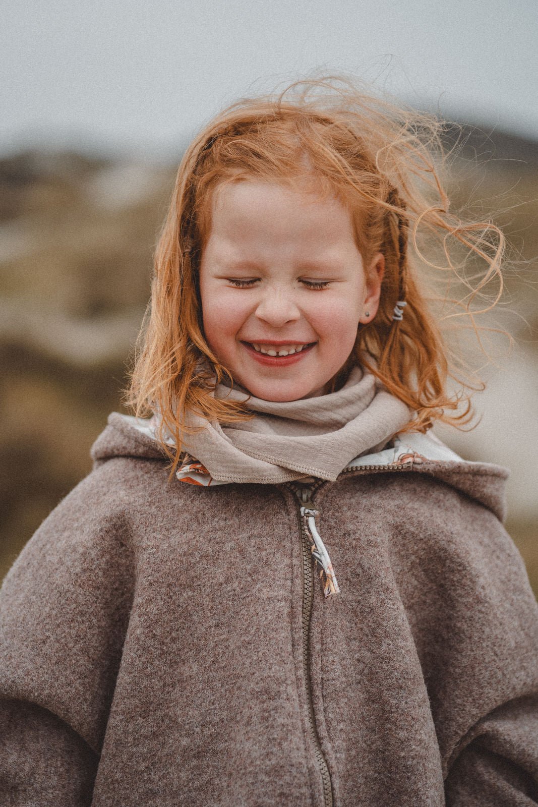 Wollwalkjacke zotteliges Pony - Räuberkinder