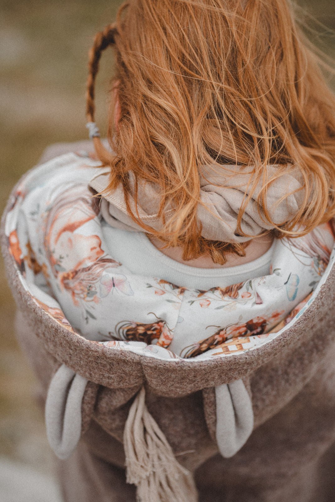 Wollwalkjacke zotteliges Pony - Räuberkinder