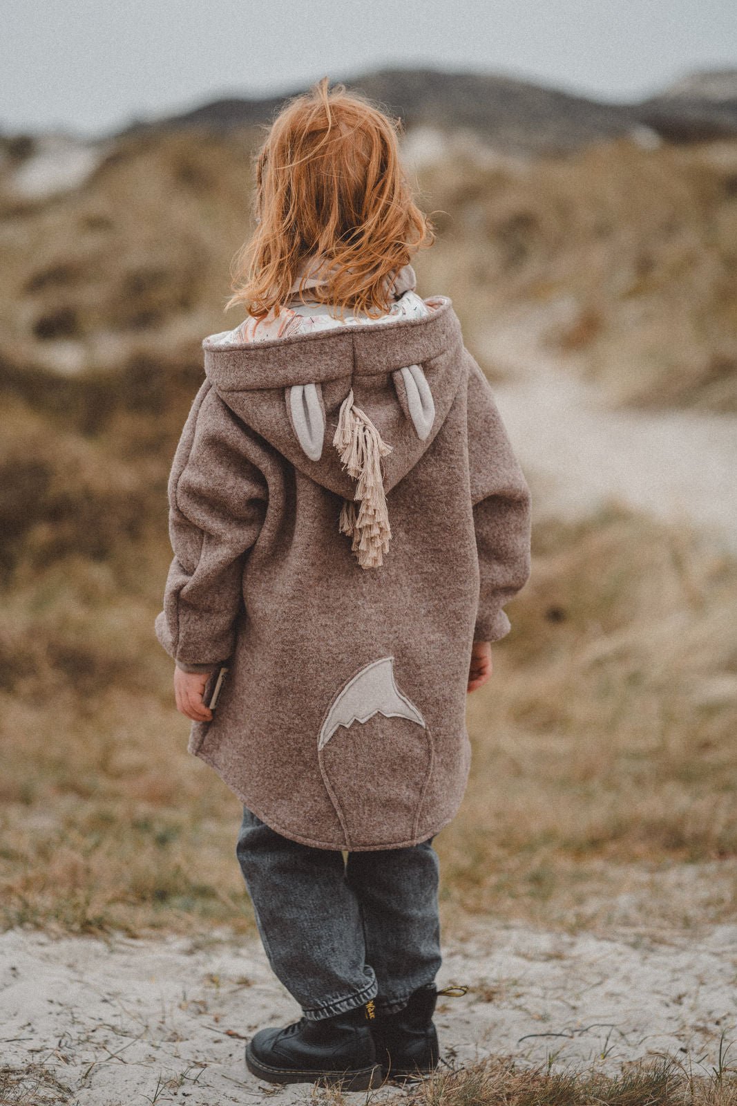 Wollwalkjacke zotteliges Pony - Räuberkinder