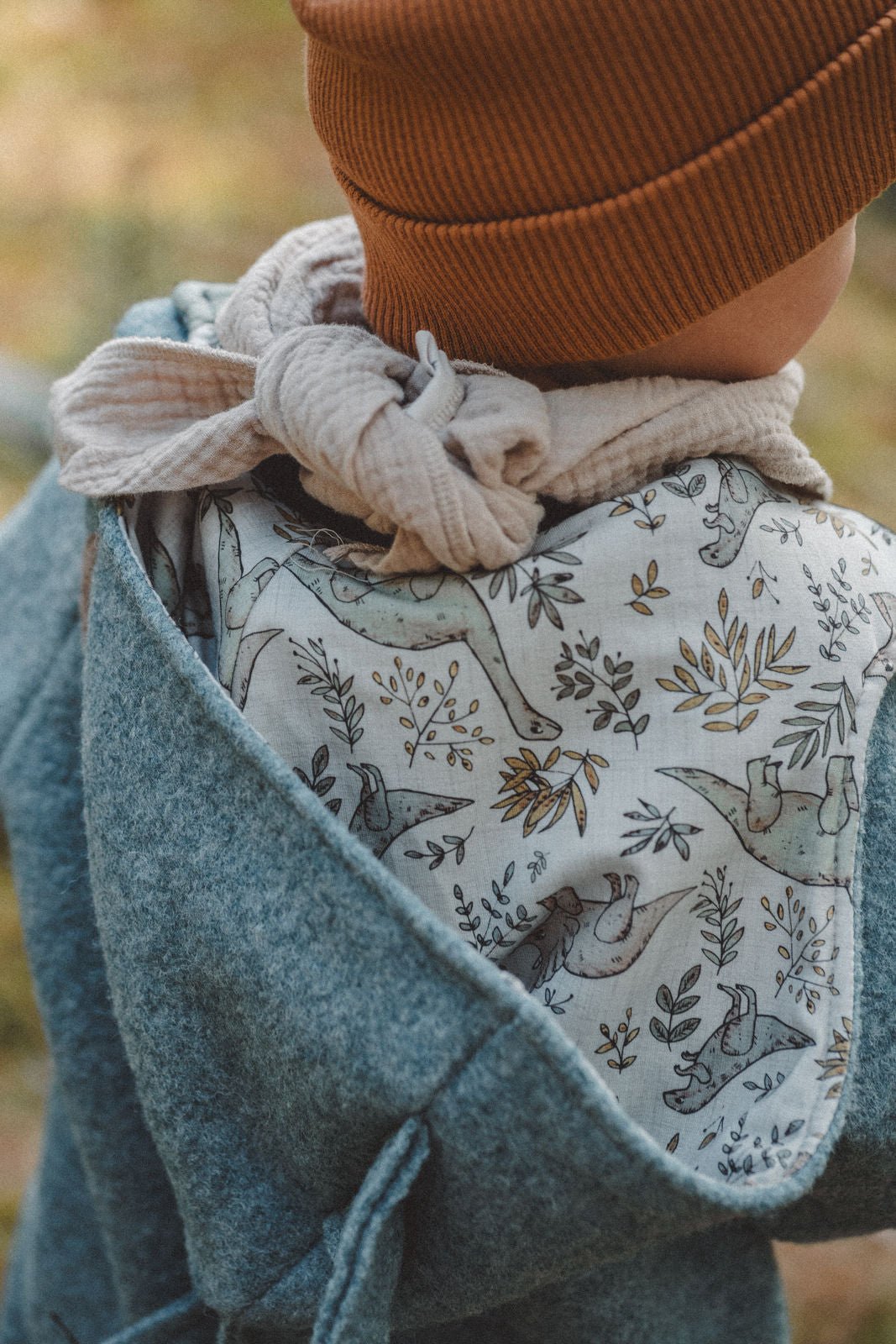 Wollwalkoverall Dino Mint - Räuberkinder