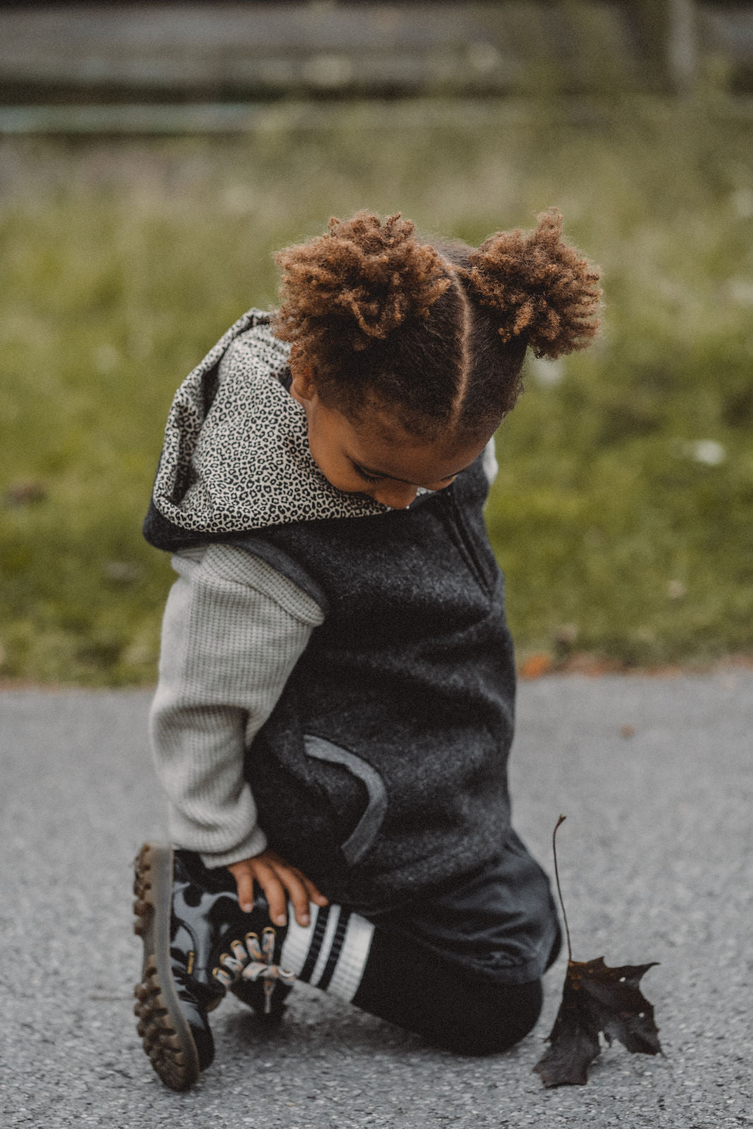 Wollwalkweste Leoprint - Räuberkinder