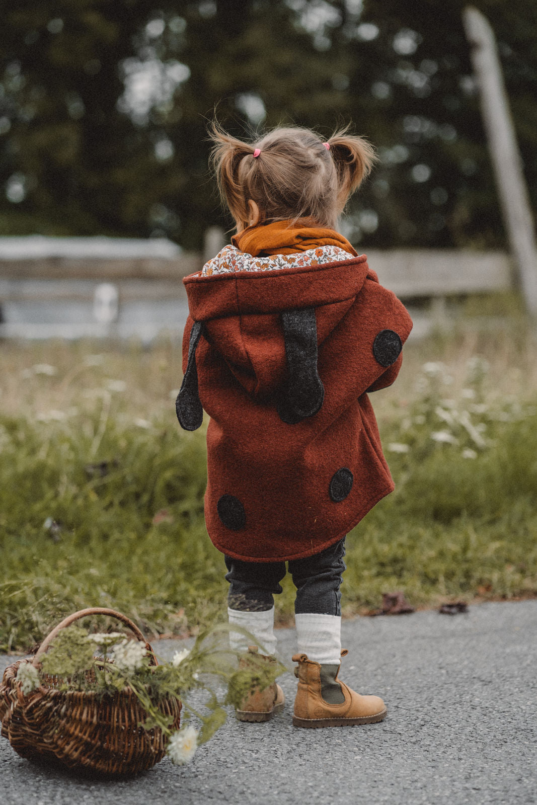 Wollwalkjacke Marienkäfer