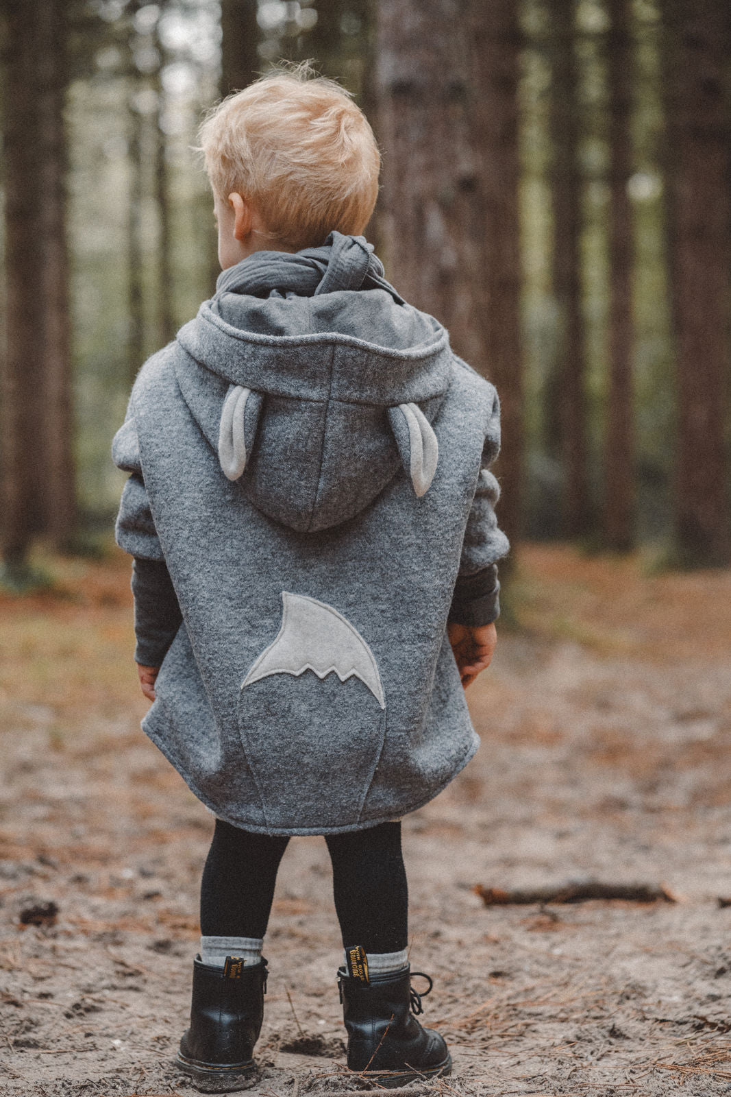 Wollwalkjacke eisiger Wolf