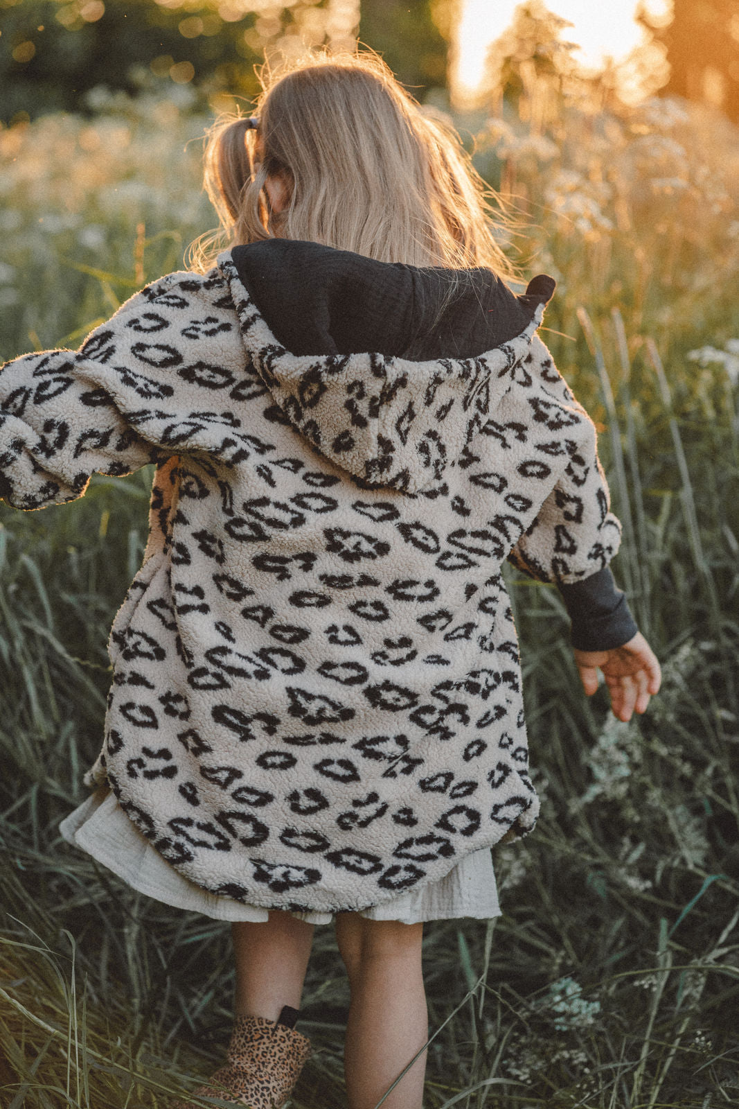 Teddyjacke Leoprint