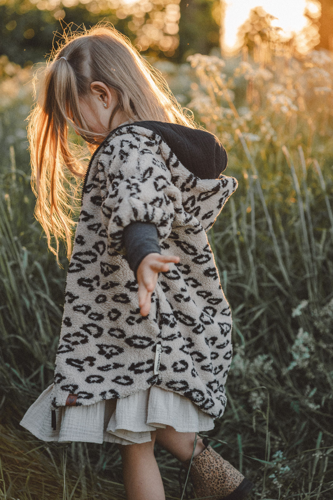 Teddyjacke Leoprint