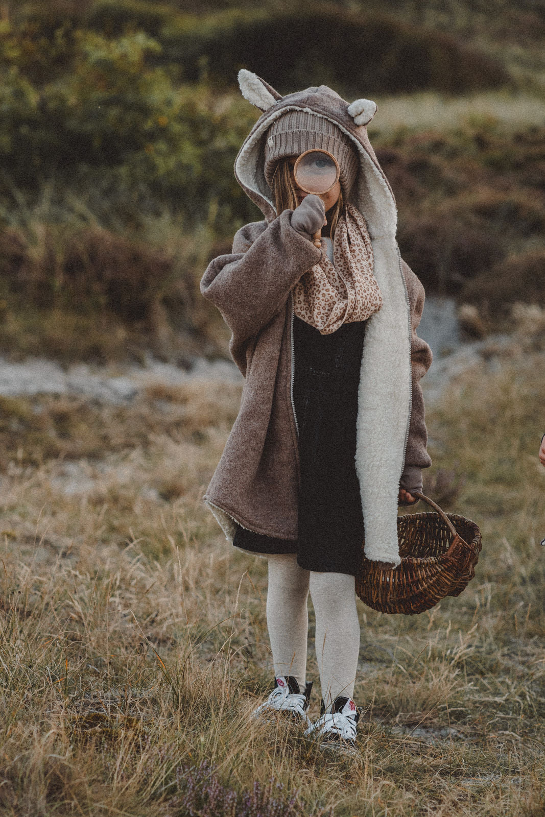 Fluffy woolen deer jacket