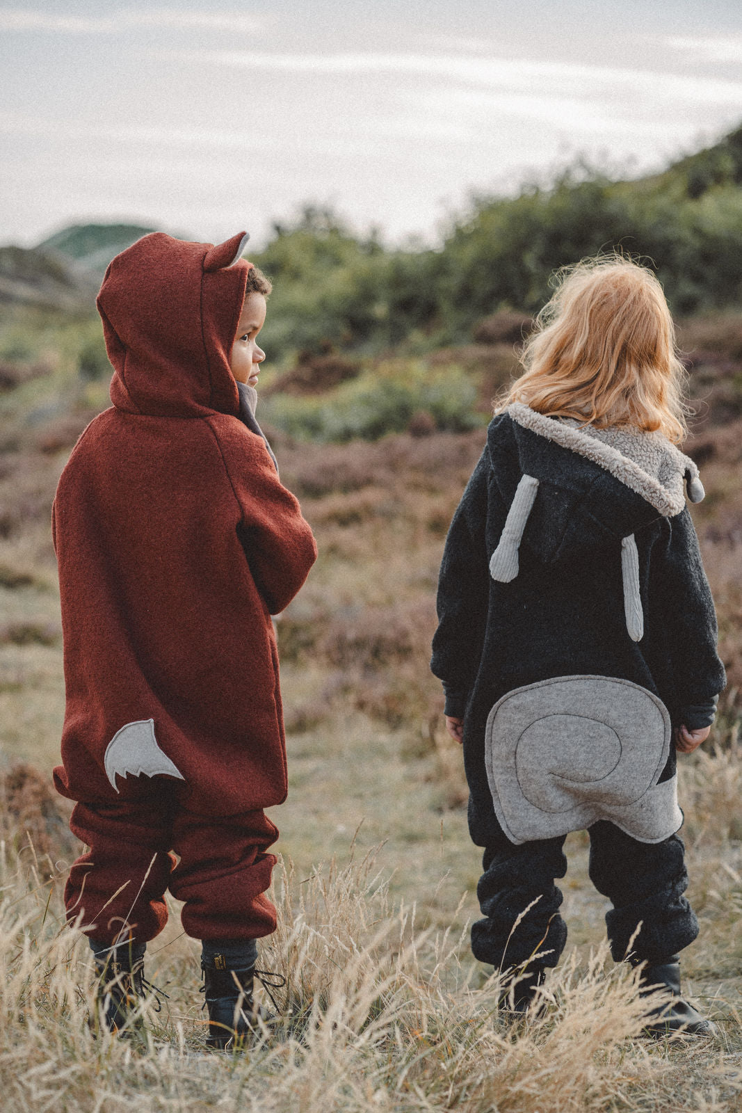 Rusty fox woolen overalls