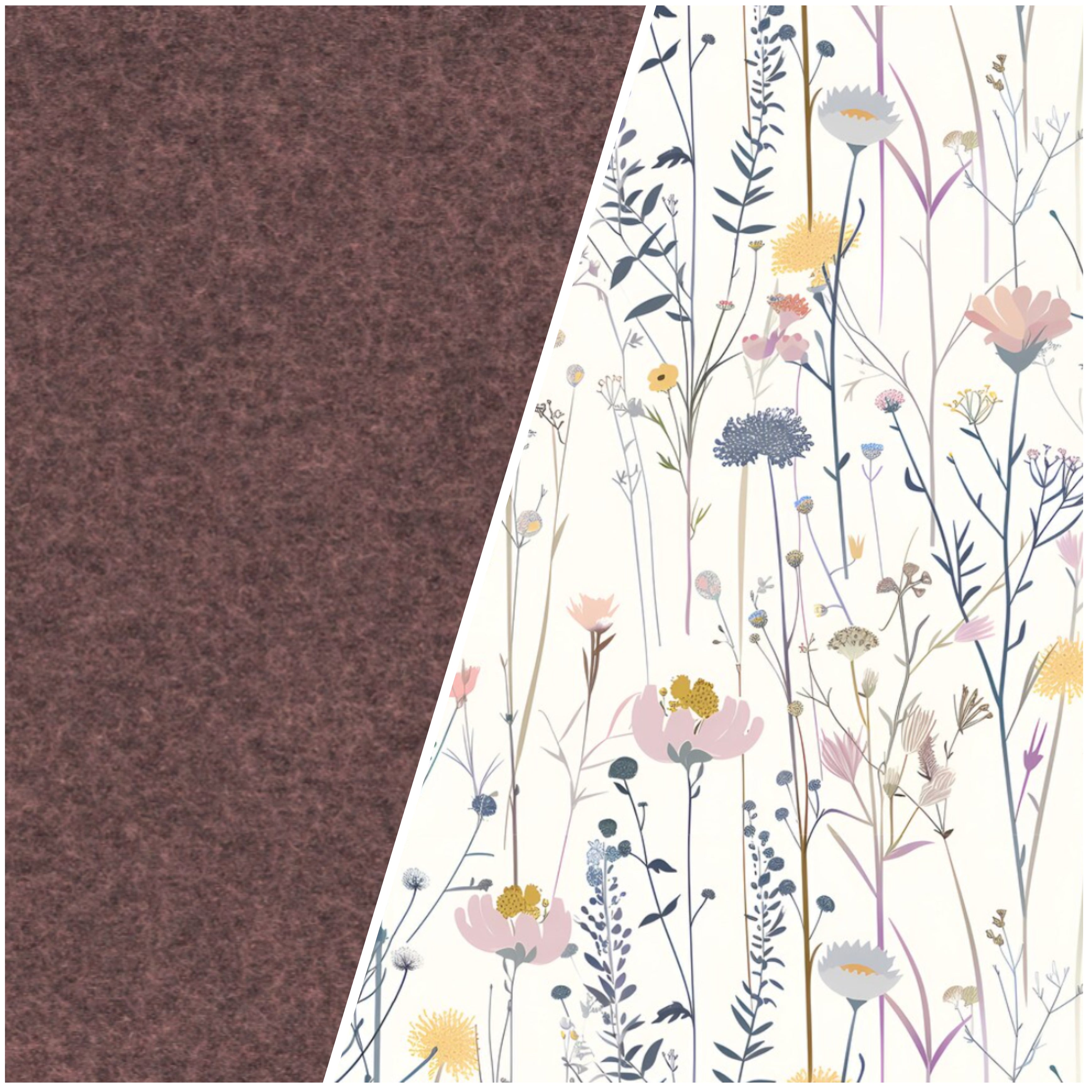 Matschkind woolen overall mauve / wildflowers