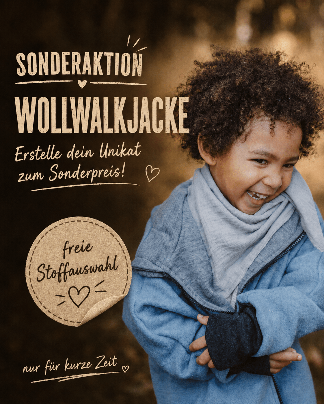Aktion Oversize Wollwalkjacke nach Wahl zum Sonderpreis - Räuberkinder 1