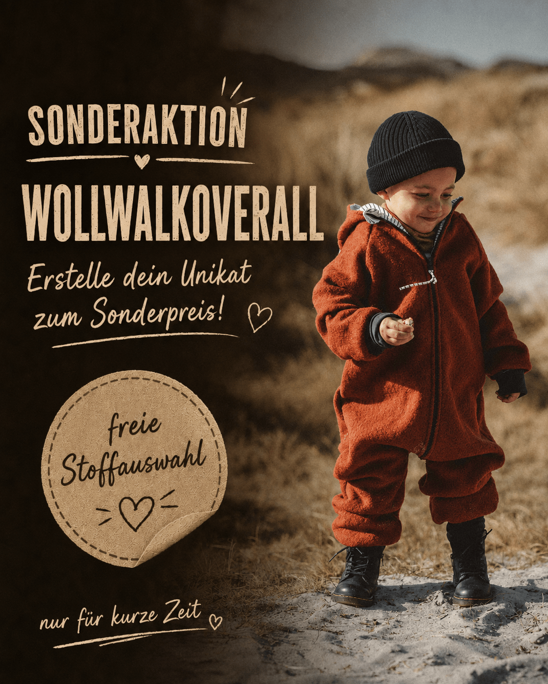 AKTION! Wollwalkoverall nach Wahl zum Sonderpreis - Räuberkinder 1