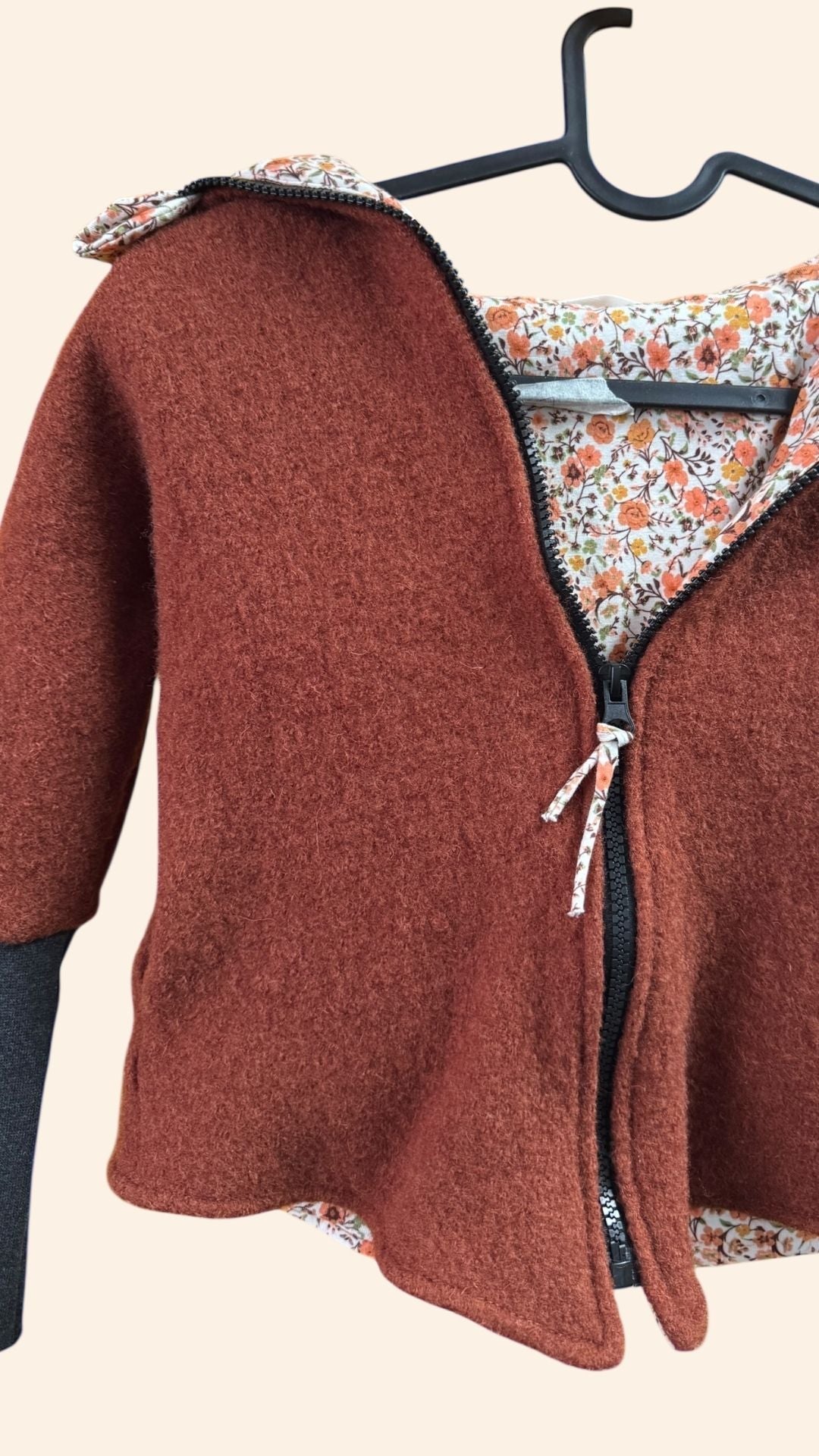 B - Ware / Wollwalkjacke Marienkäfer / Größe 80/86 - Räuberkinder