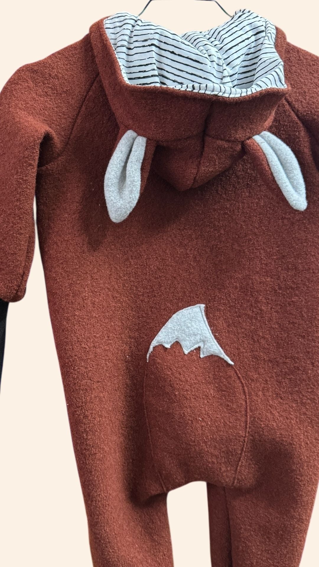 B - Ware / Wollwalkoverall Fuchs / Größe 98/104 - Räuberkinder