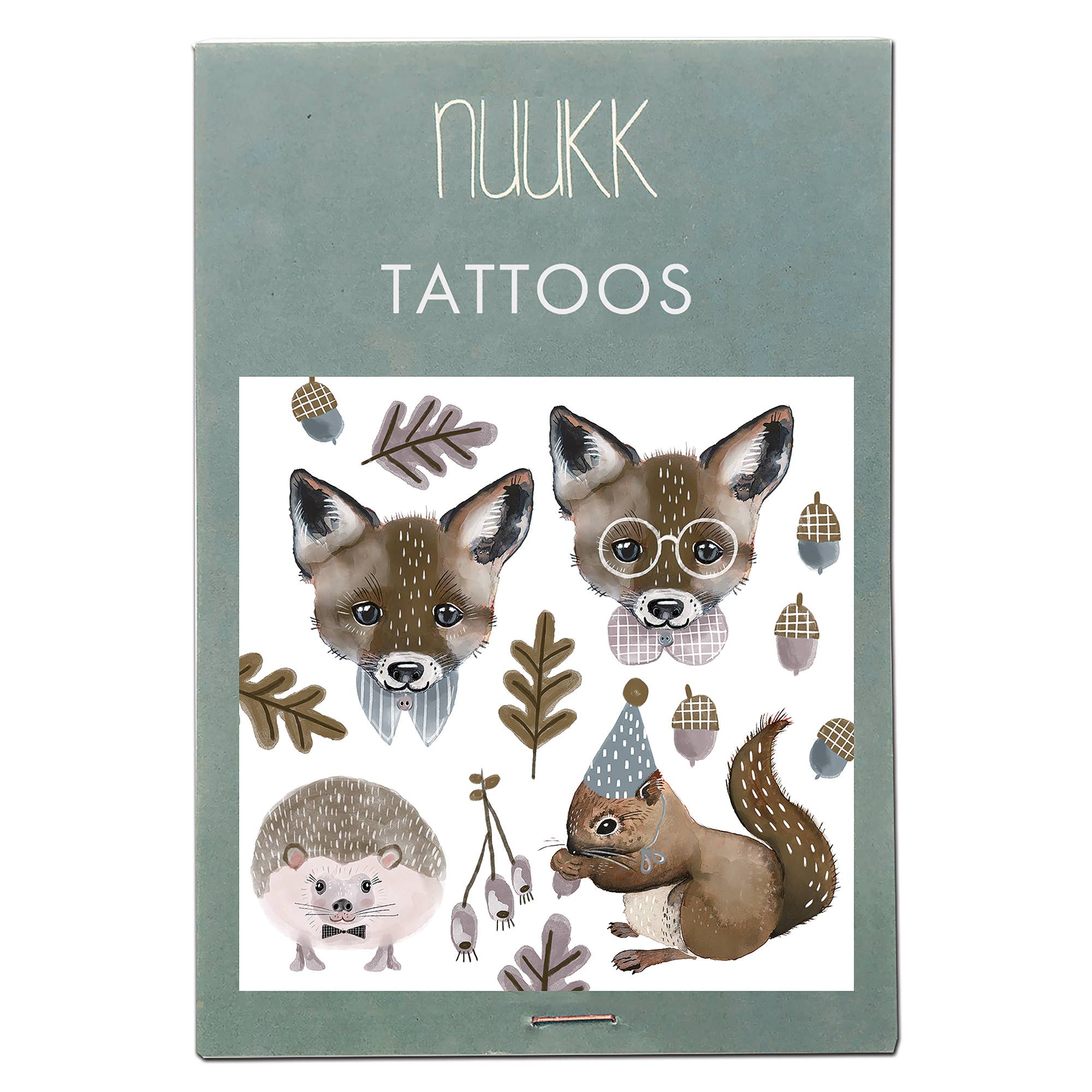 Bio Tattoos Fuchs und Eichhörnchen - Räuberkinder