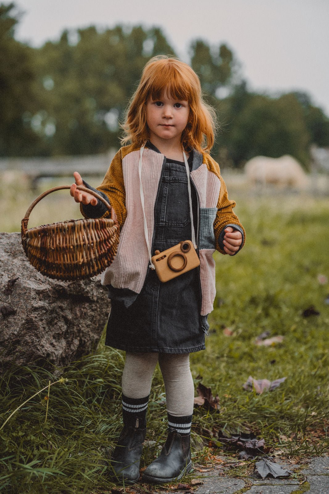 Collegejacke Caramel / Altrosa - Räuberkinder