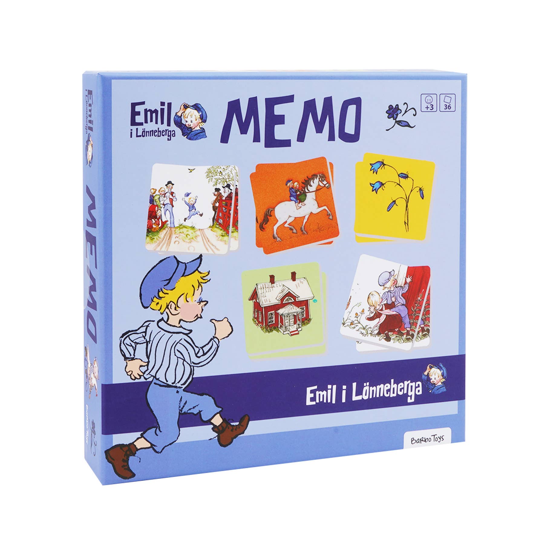 Emil - Quadratisches Memo für Kinder - Räuberkinder 1