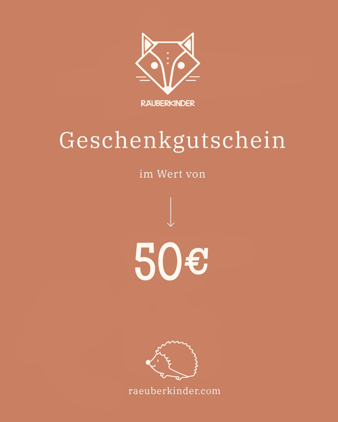 Geschenkgutschein - Räuberkinder