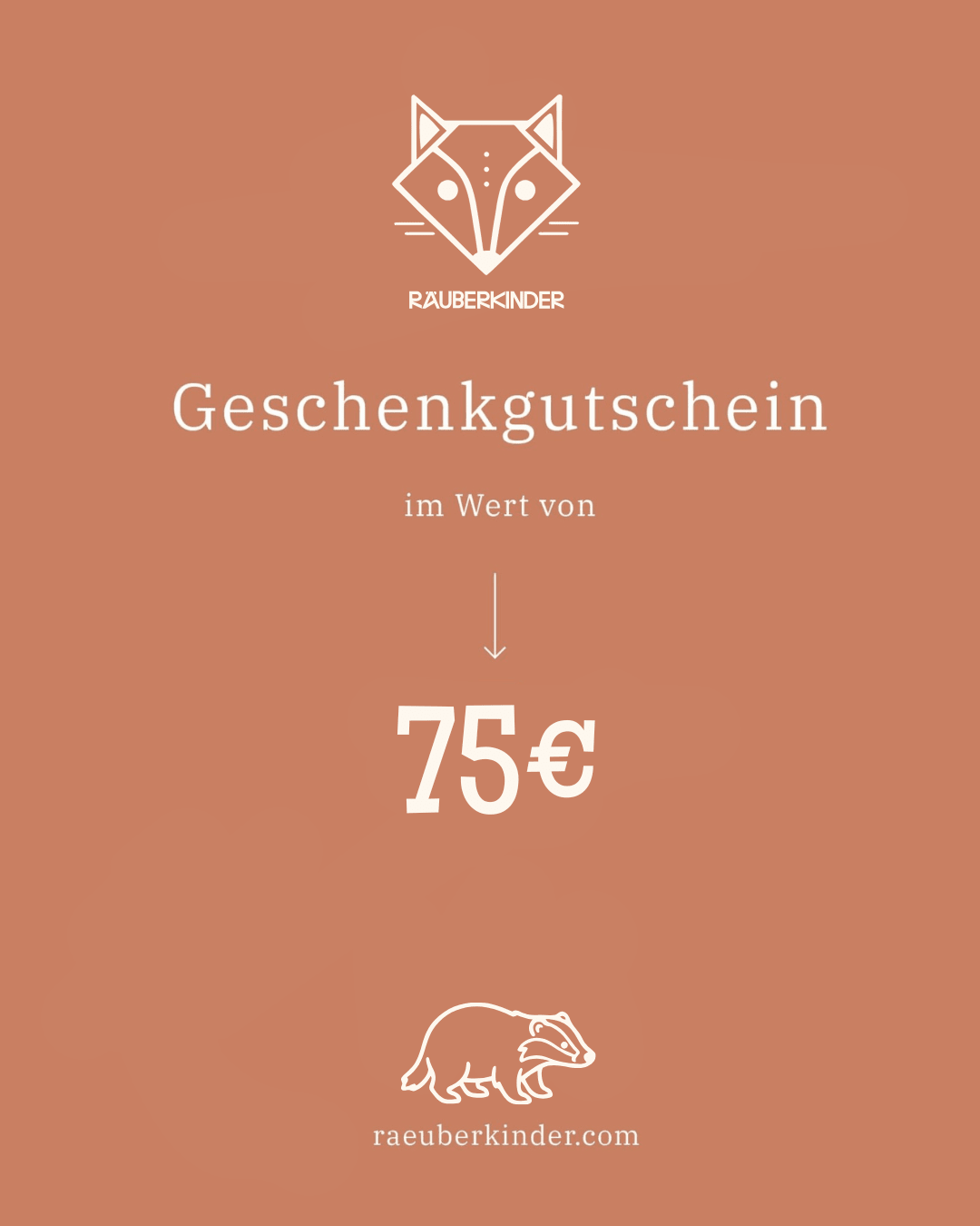 Geschenkgutschein - Räuberkinder