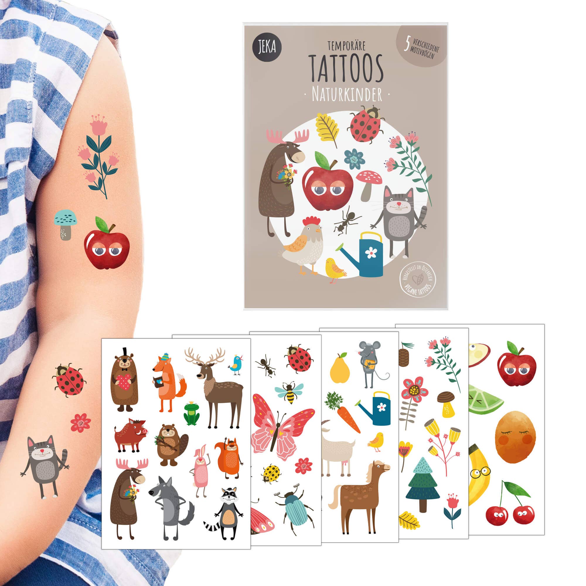 Kindertattoos Naturkinder - Räuberkinder