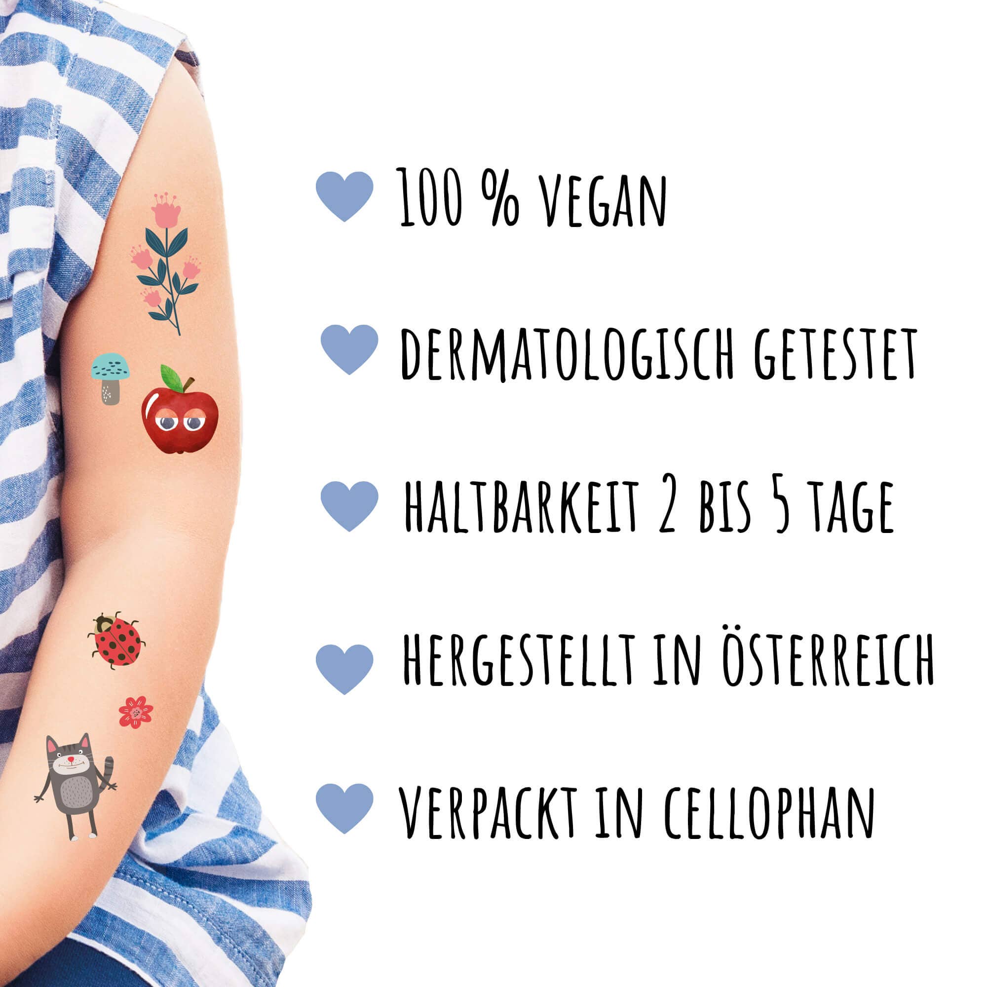 Kindertattoos Naturkinder - Räuberkinder