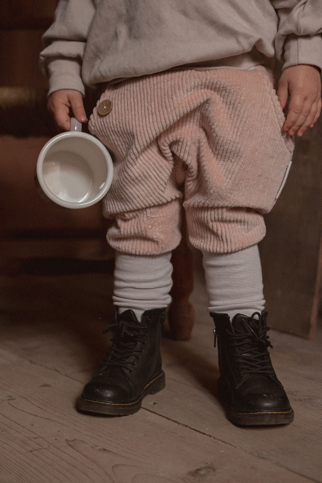 Knickerbocker aus Cord "Zuckerwatte" - Räuberkinder