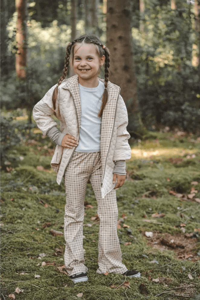 Leggings mit Schlag - Herzen Karo - Räuberkinder 6