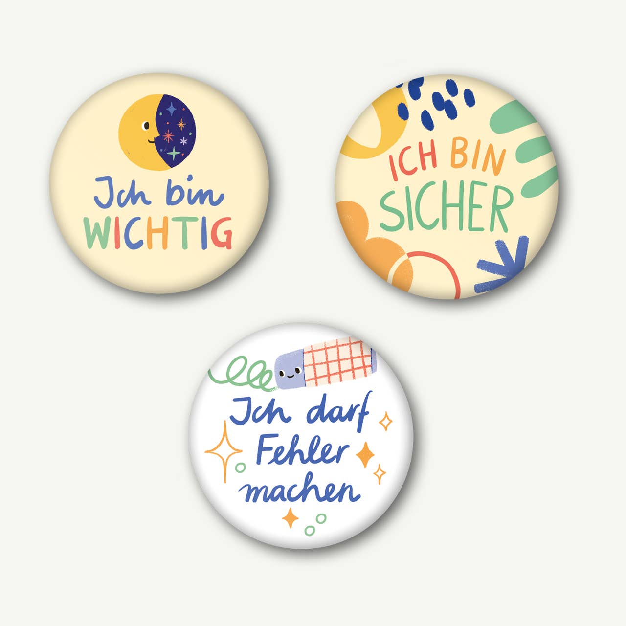 Magnet Affirmation Ich bin mutig 37 mm - Räuberkinder 4