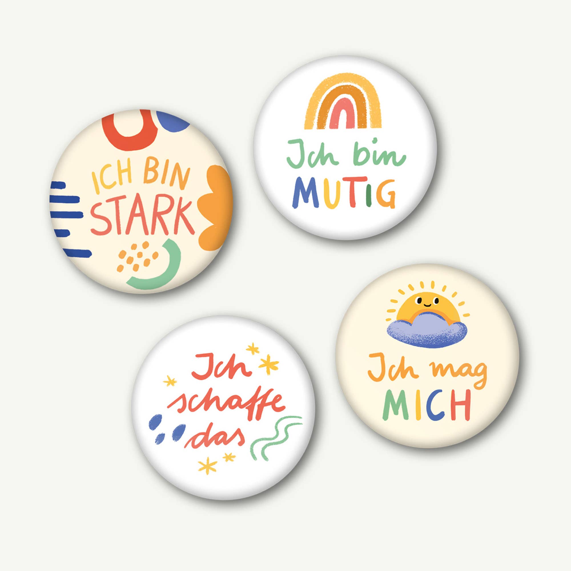 Magnet Affirmation Ich bin stark 37 mm - Räuberkinder 2