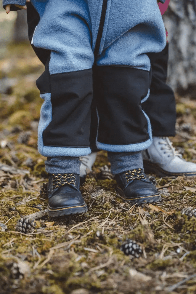 Matschkind Wollwalkoverall Kinder Blau mit Meerestiere - Räuberkinder 4