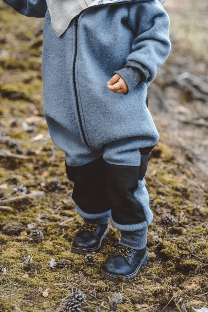 Matschkind Wollwalkoverall Kinder Blau mit Meerestiere - Räuberkinder 6