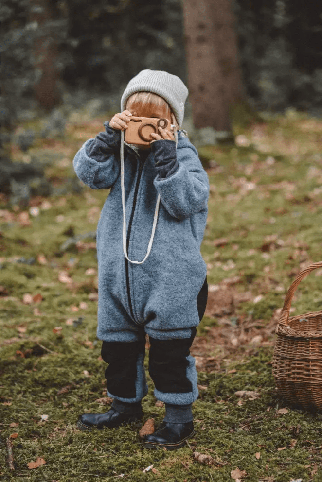 Matschkind Wollwalkoverall Kinder Mint mit Dinoparty - Overall - Räuberkinder 2