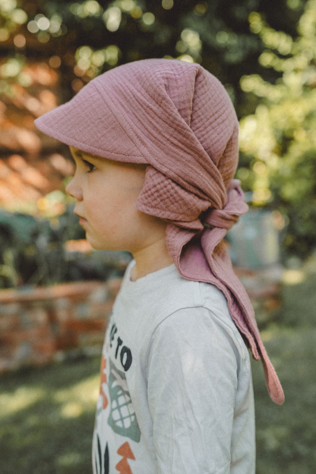 Musselin - Bandana - Kinder - Sonnenschutz - mit XXL Nackenschutz - Bekleidung & Accessoires - Räuberkinder 21