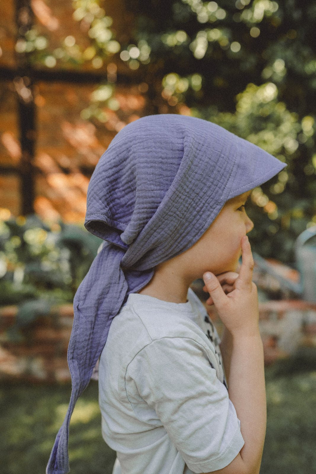 Musselin - Bandana - Kinder - Sonnenschutz - mit XXL Nackenschutz - Bekleidung & Accessoires - Räuberkinder 20