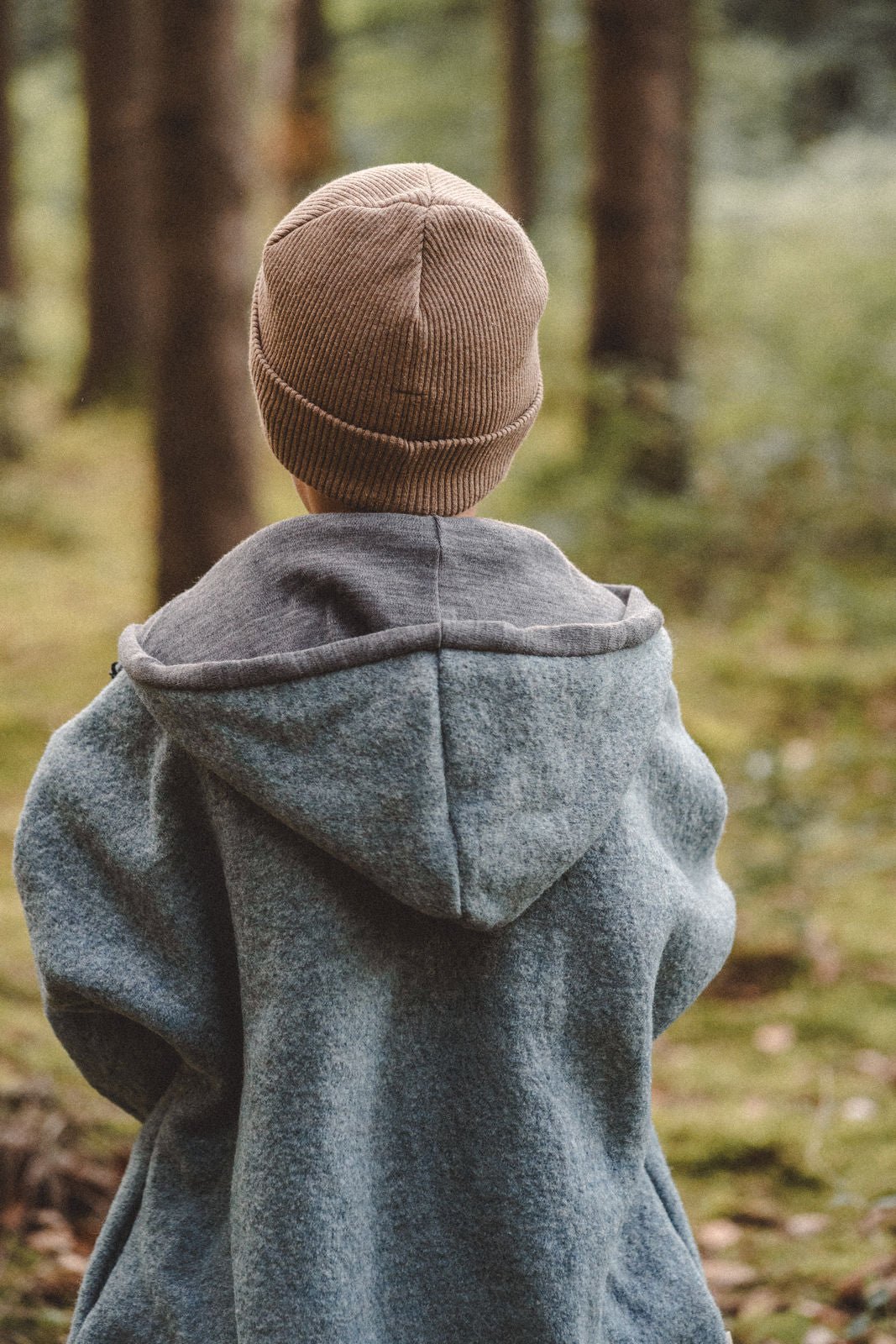 Oversizejacke aus Merino Kinder in Mint - Jacke - Räuberkinder 5