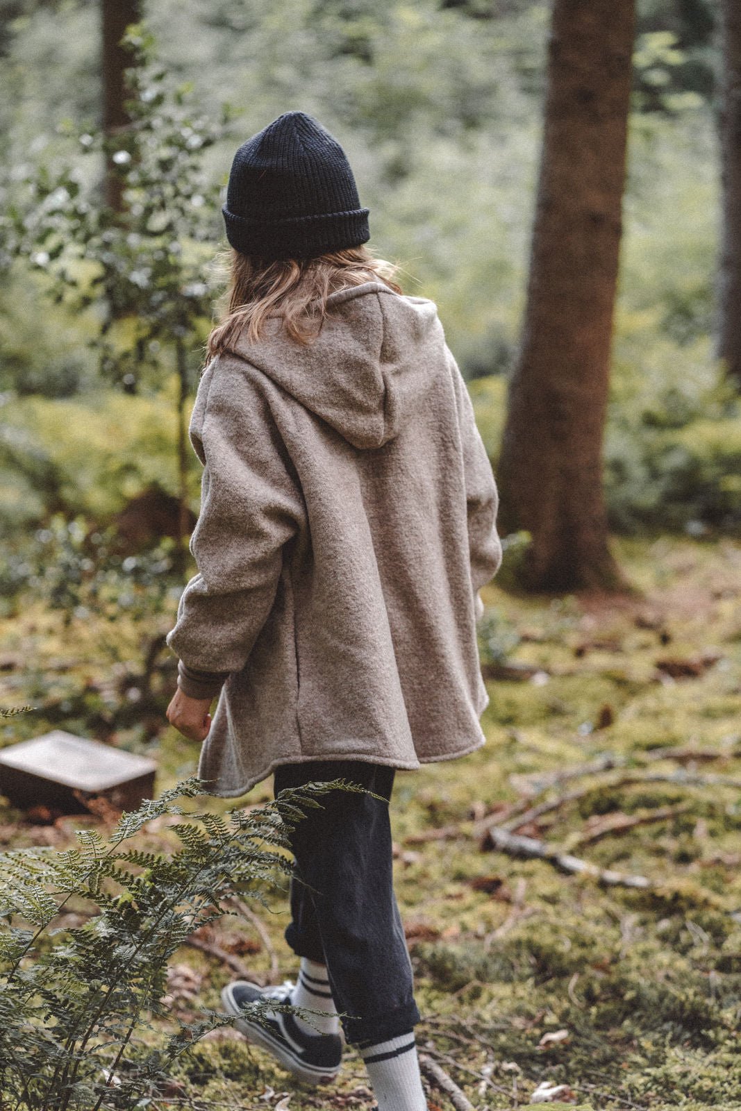 Oversizejacke aus Merino Kinder in Sand - Jacke - Räuberkinder 4
