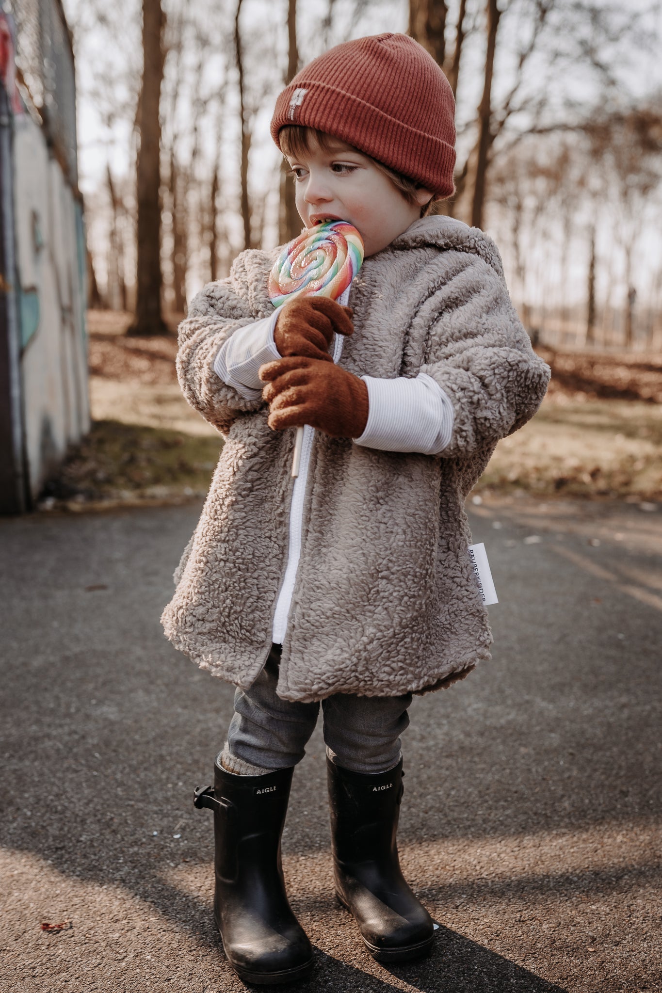 Oversizejacke Teddyfell Sand - Räuberkinder