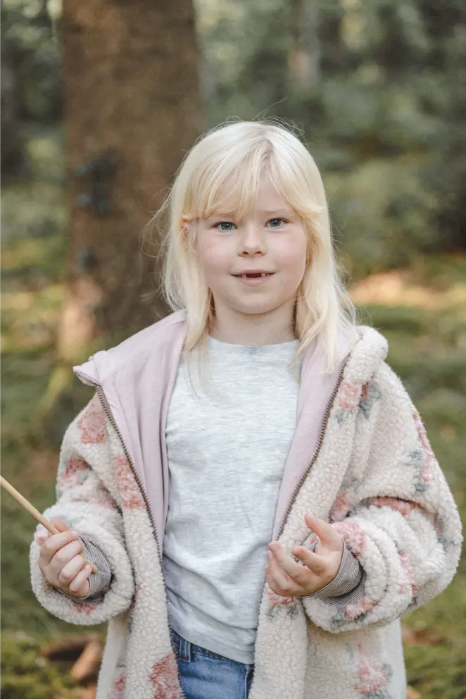 Teddyjacke Kinder Rose