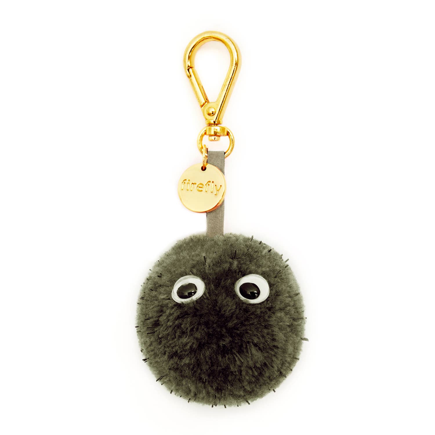 Reflektierender Pom-Pom-Ball, Olivgrün mit Augen - Räuberkinder 1