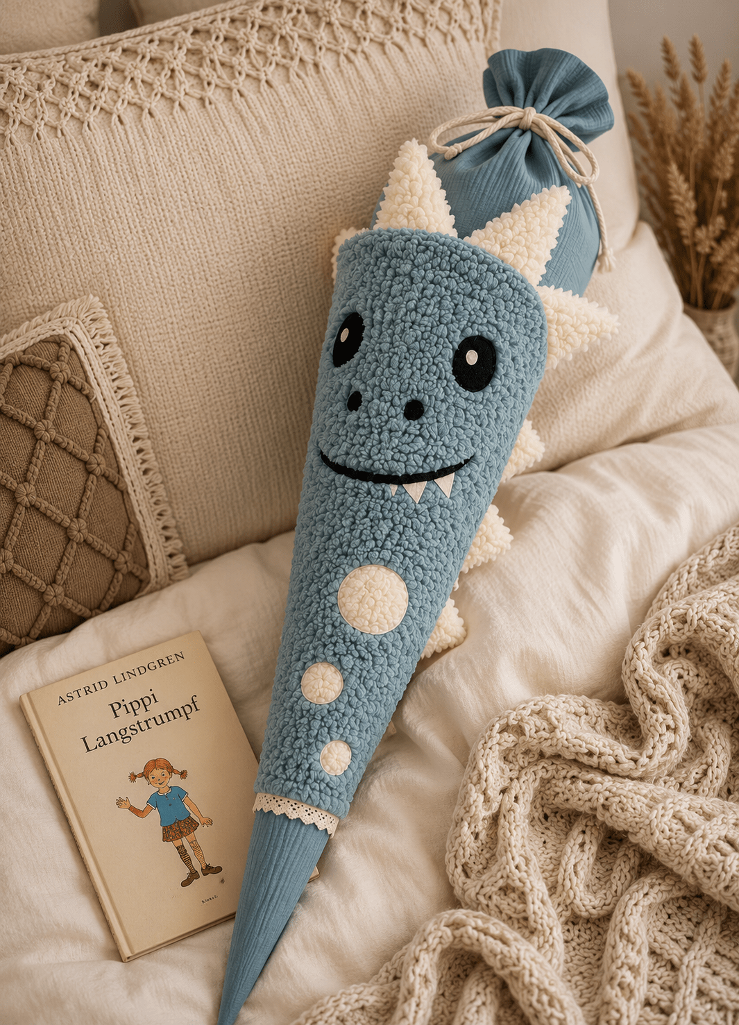Schultüte Monster aus Teddyfell mit Kissenfunktion - Schultüte - Räuberkinder 2