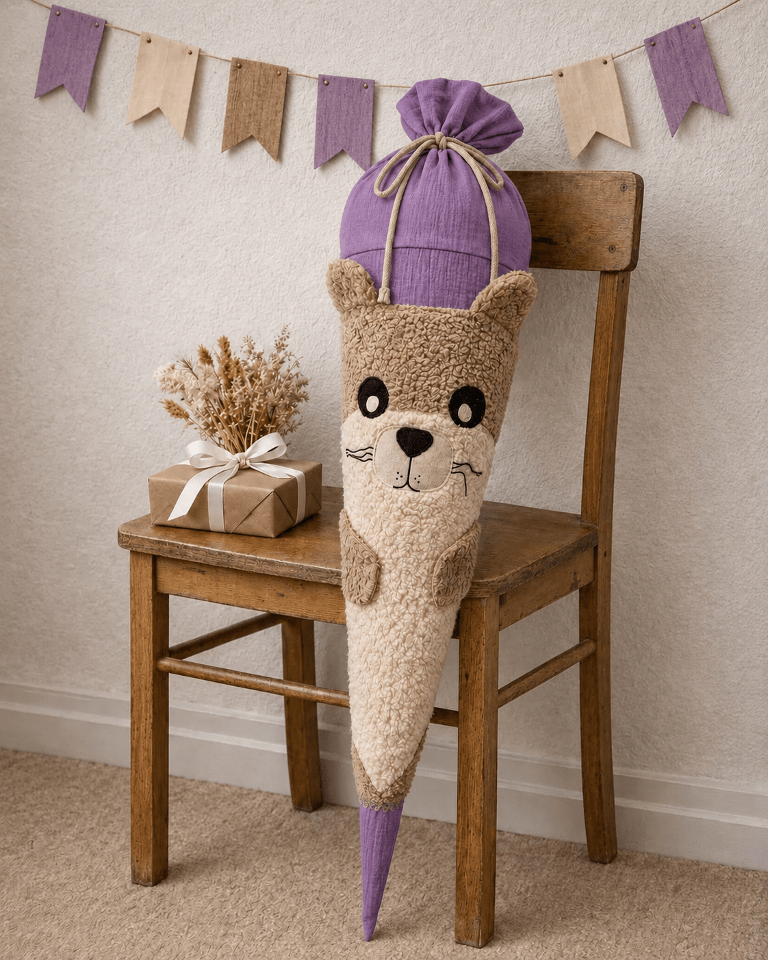 Schultüte Otter aus Teddyfell mit Kissenfunktion - Schultüte - Räuberkinder 8