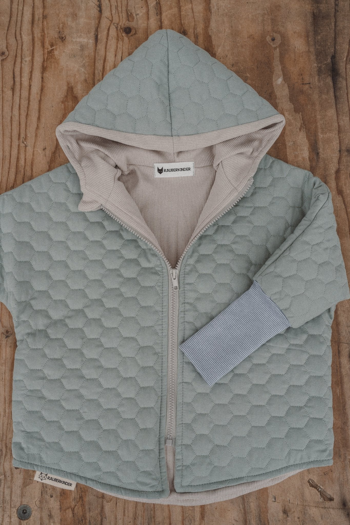 Steppjacke für Kinder aus 100% Baumwolle – Oversize & mitwachsend | Räuberkinder - Räuberkinder